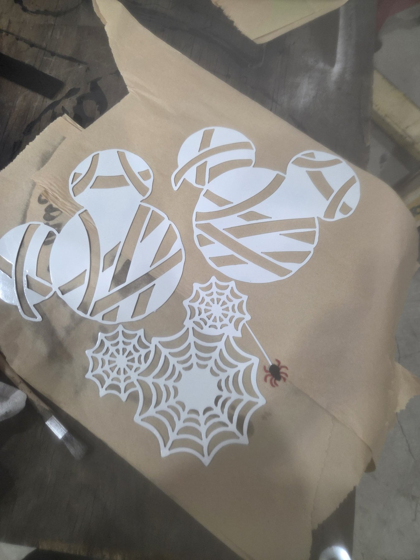 Mummy Mouse Ears & Spiderwebs