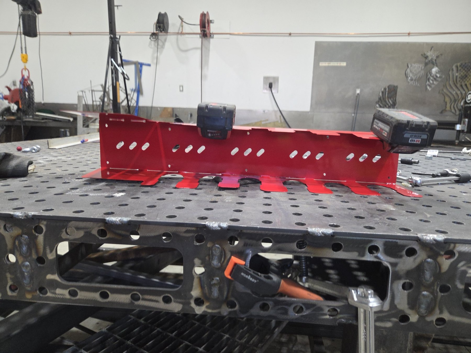 Tool Battery Wall Rack