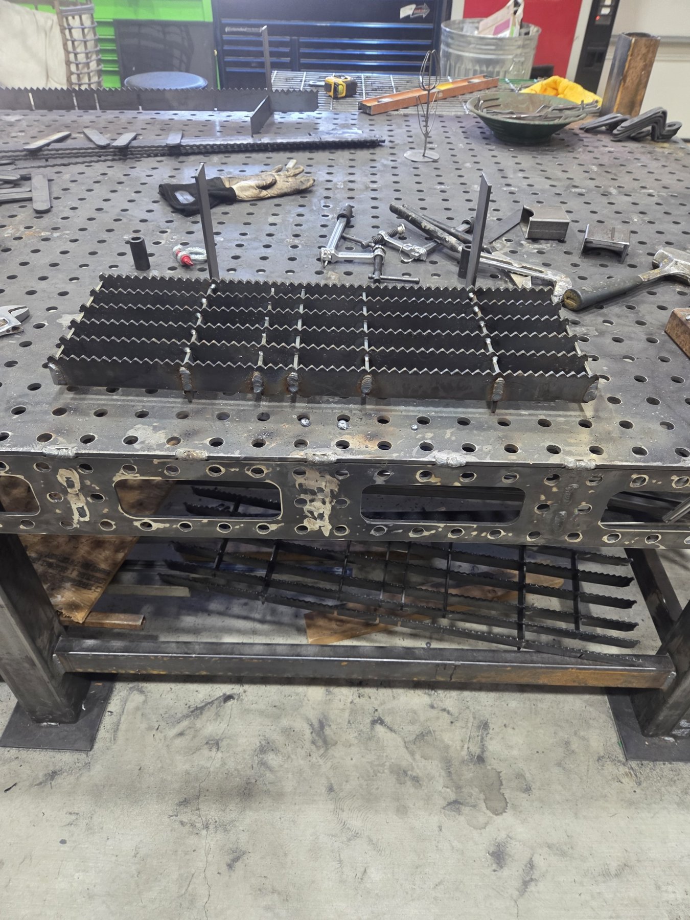 Custom Notched Steel Rack