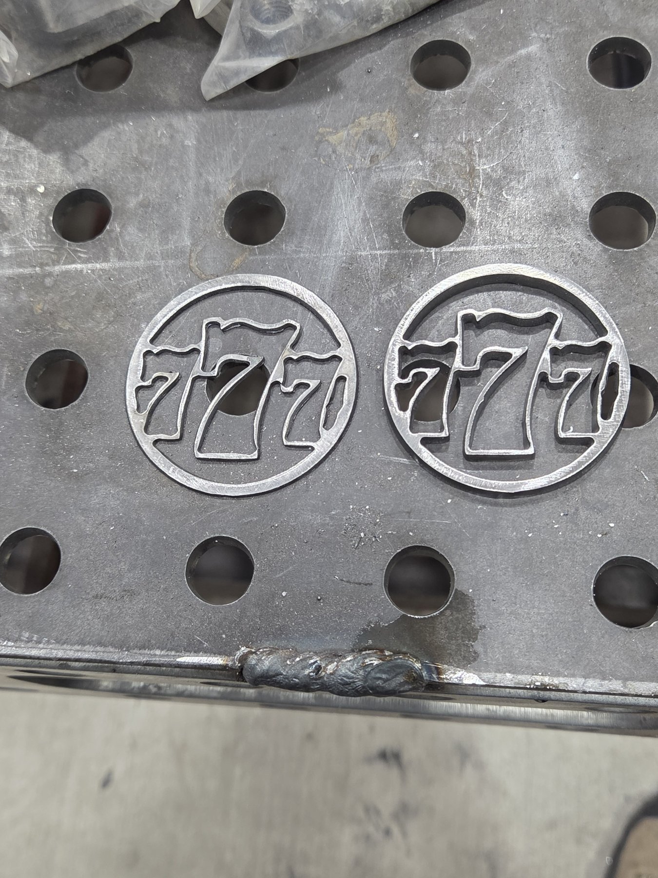 Mini Lucky 777 Cutouts