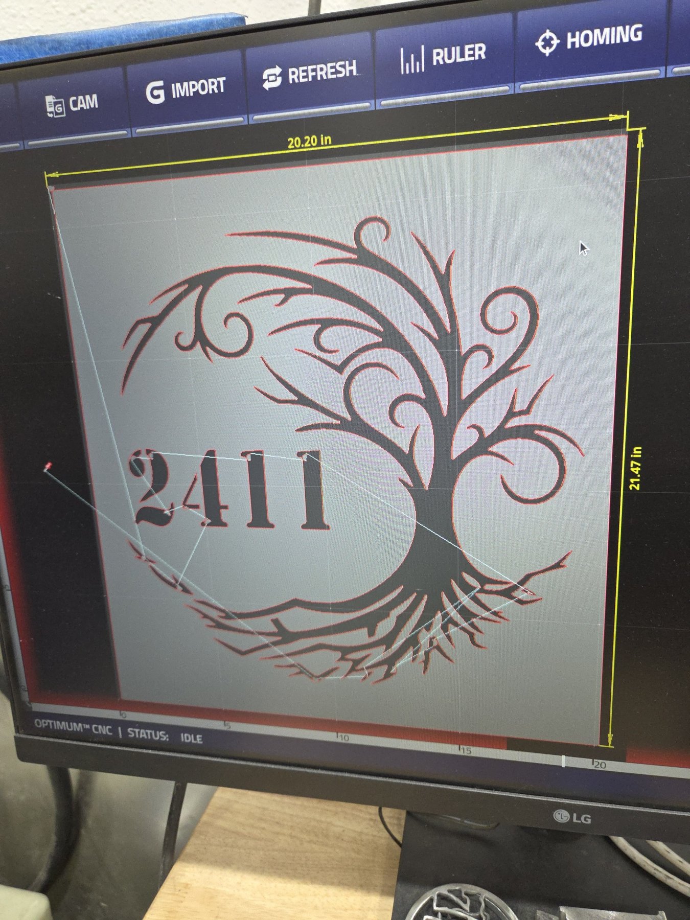 Tree of Life Address Sign (Design)