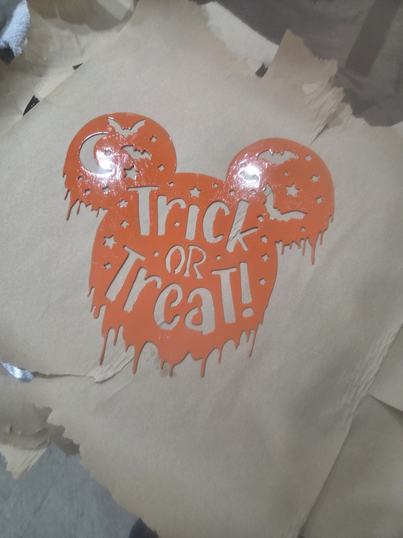 Trick or Treat Mouse Ears - Orange
