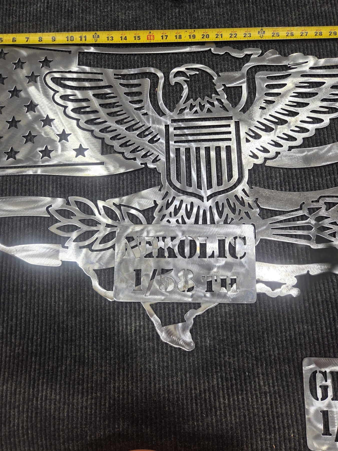 Eagle Crest Name Plaque