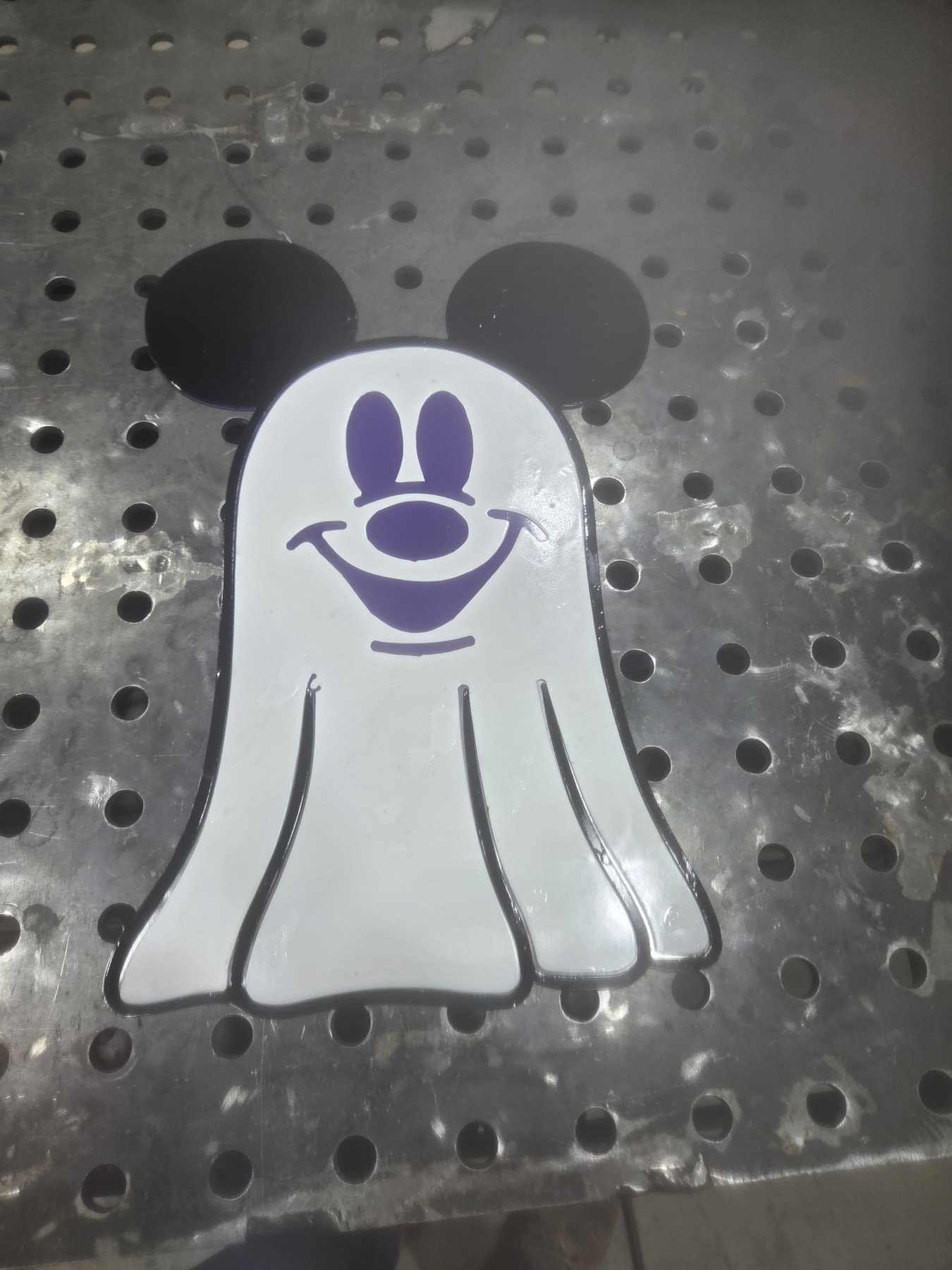 Ghost Mouse - Purple Face
